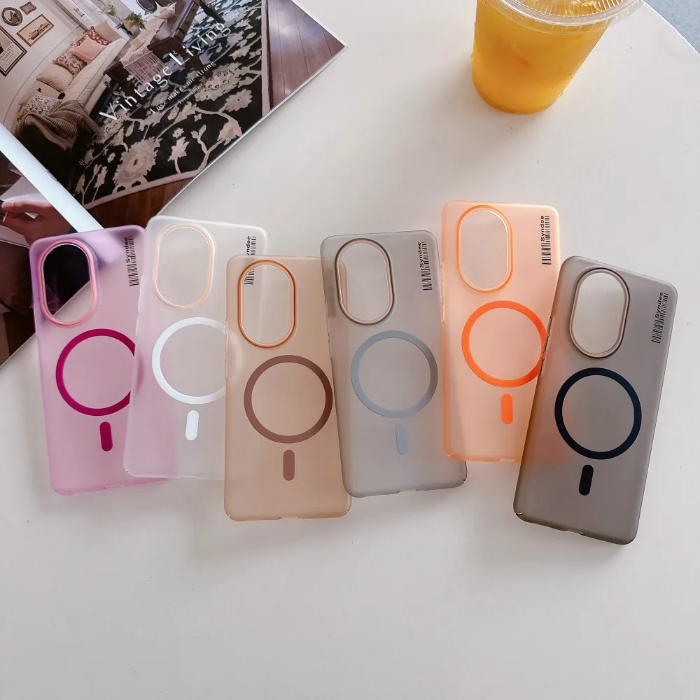 Para Huawei Nova 13 Pro funda dura transparente magnética carga inalámbrica funda protectora trasera para Nova 13 13Pro carcasa de teléfono - imagen 3