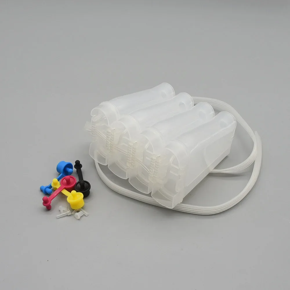 Sistema de suministro continuo de tinta DIY, 4 colores, 85ML, tanque de tinta exterior, Kit de recarga CISS Universal para impresora de inyección de tinta Epson, Canon, HP, Brother - imagen 5