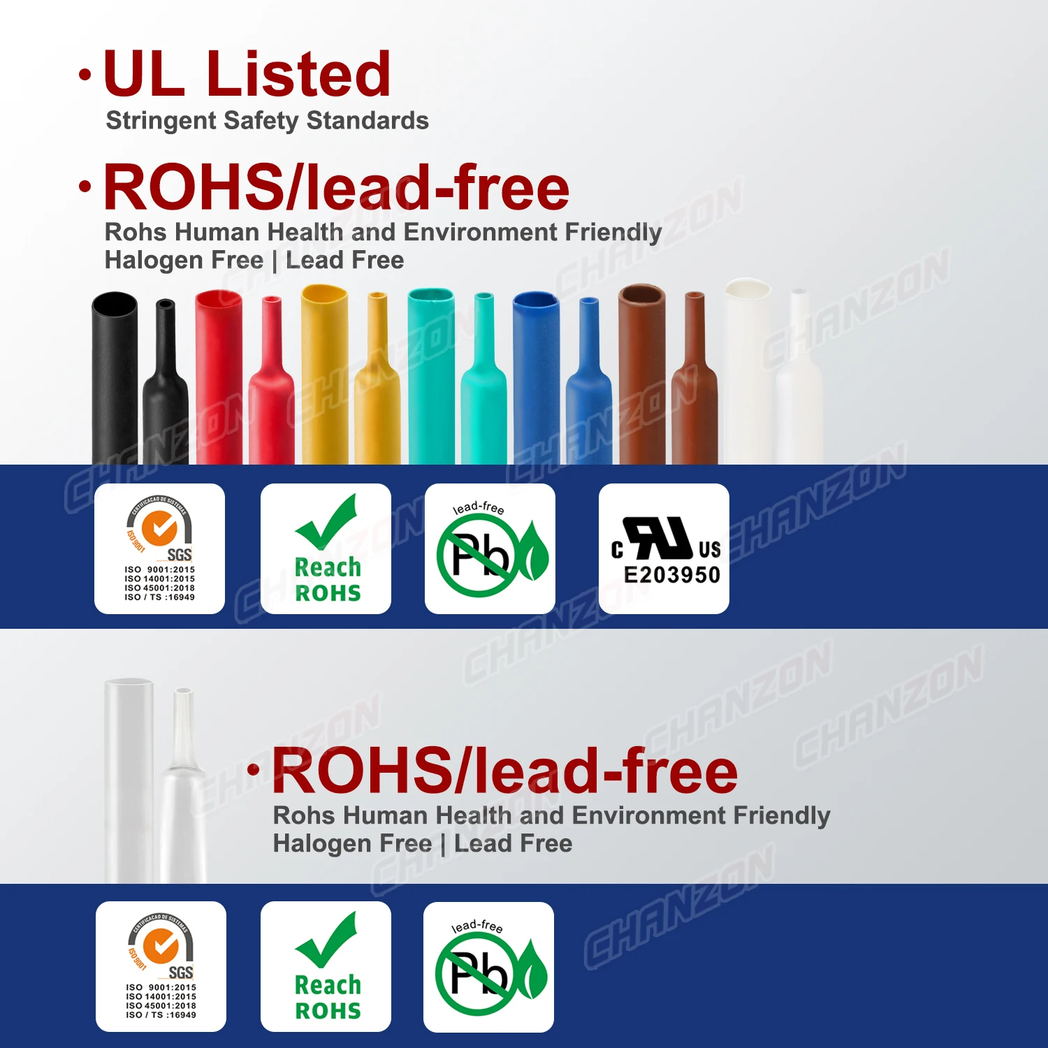 25 M/rollo 2:1 8 colores Φ0,6mm - 100mm Tubo termorretráctil envoltura termorretráctil de poliolefina cinta de alambre termorretráctil manguera de cableado - imagen 5