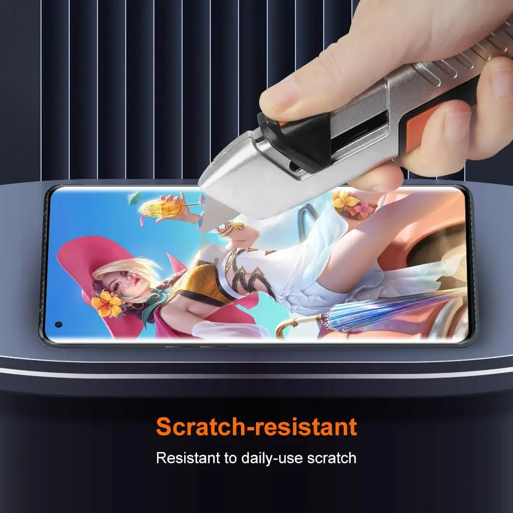 Vidrio templado 9H para OPPO Find X5 Pro/X3 Pro/X3 Neo 2/4 Uds Protector de pantalla curvo 3D - imagen 3