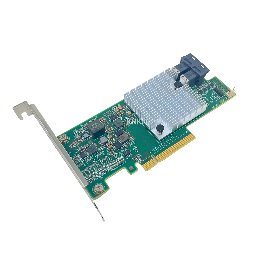 Tarjeta controladora SAS Original, tarjeta de matriz inteligente para LSI SAS 9300-8i SAS3008, 8 puertos, 12Gb, PCIe, modo IT, controlador FreeNAS HBA, 12GB