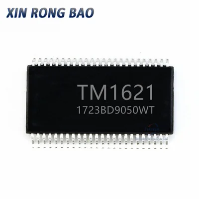 5 unids/lote TM1621 SSOP48 RAM mapeo 32*4 chip controlador LCD pin denso