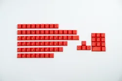 Teclas PBT para teclado mecánico MX, perfil Cherry RGBY