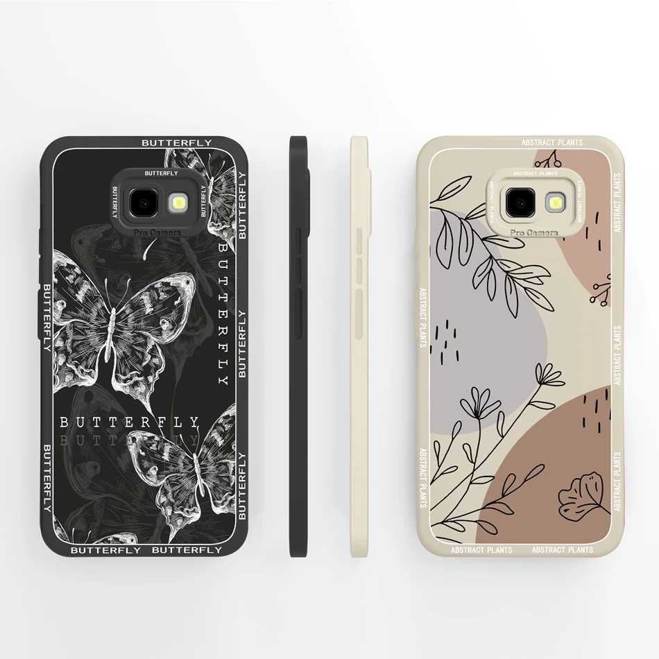 Para Samsung Galaxy J4 Plus/J4 Prime 2018 Funda Simple Premium de silicona líquida carcasa de teléfono protección de cámara Funda trasera suave