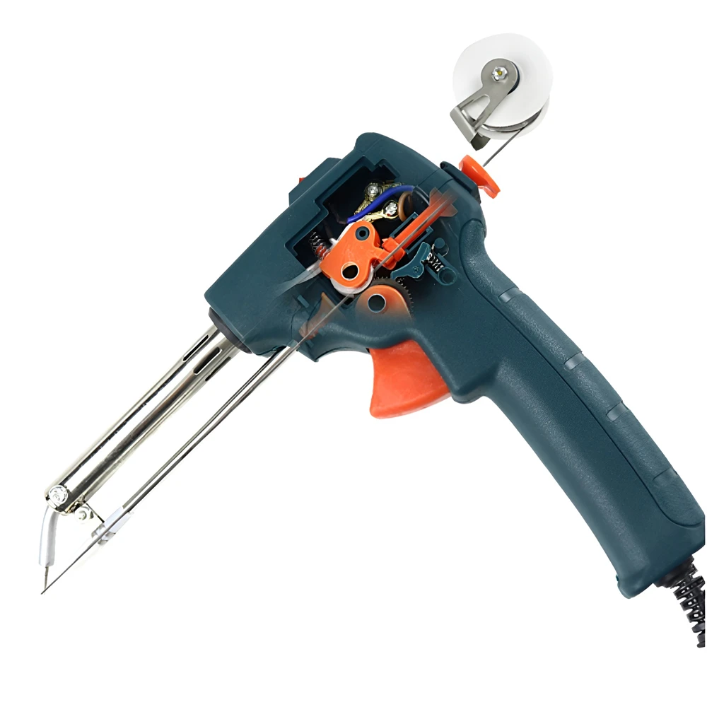 Kit de soldador eléctrico semiautomático, herramientas de soldadura con ventosa de punta de pistola de estaño, 60W, 220V, herramienta de reparación de soldadura, soldador eléctrico - imagen 5