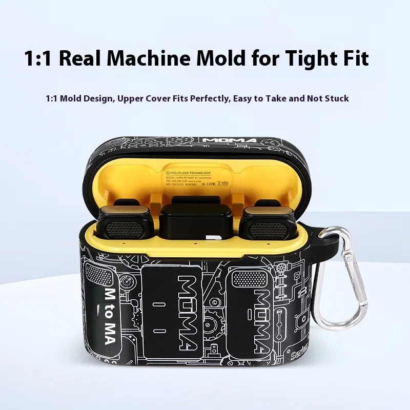 Hollyland LARK MIX LARK M2 funda protectora caja de carga cubierta protectora de silicona accesorios de micrófono portátil MOMA Popular - imagen 2