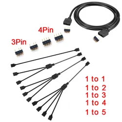 Cable de extensión ARGB 5 V de 3 pines para iluminación LED