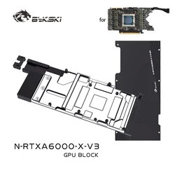 Bykski N-RTXA6000-X-V3 Bloque Refrigeración Líquida GPU NVIDIA A40/A100