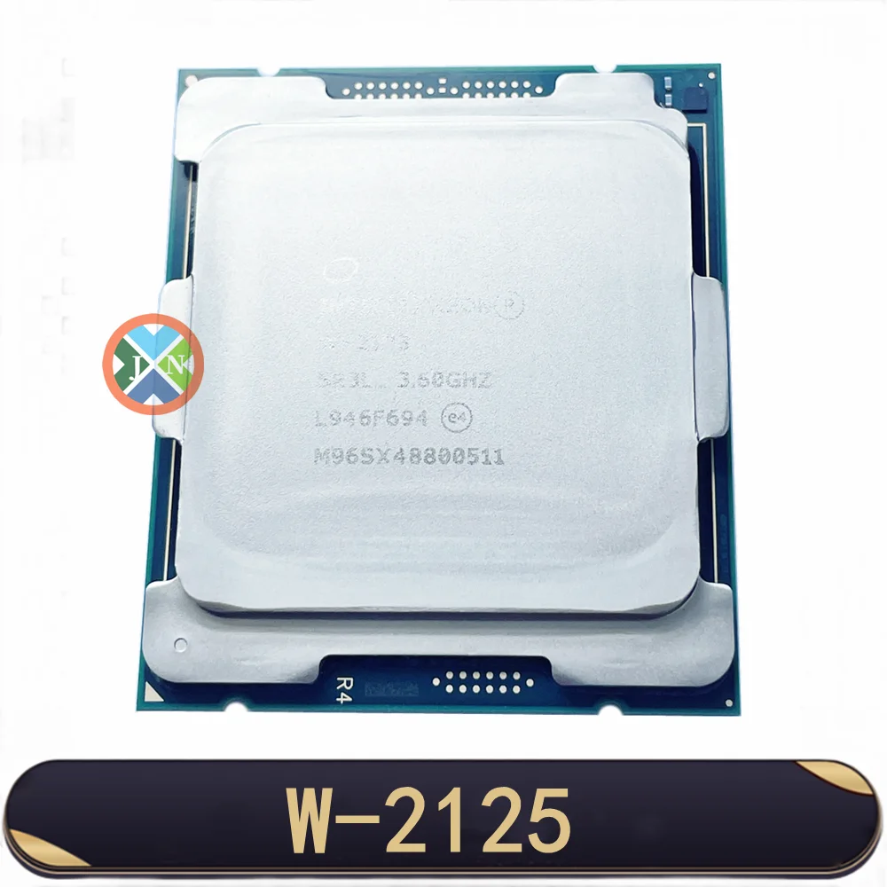 Procesador Xeon W-2125 para placa base C422, 14 Nm, 4 núcleos, 8 hilos, 4,0 GHz, 8,25 MB, 120W, W2125, LGA2066