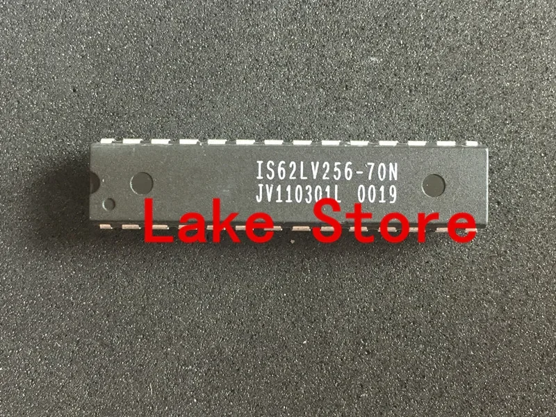 5 unidades/lote IS62LV256-70N DIP
