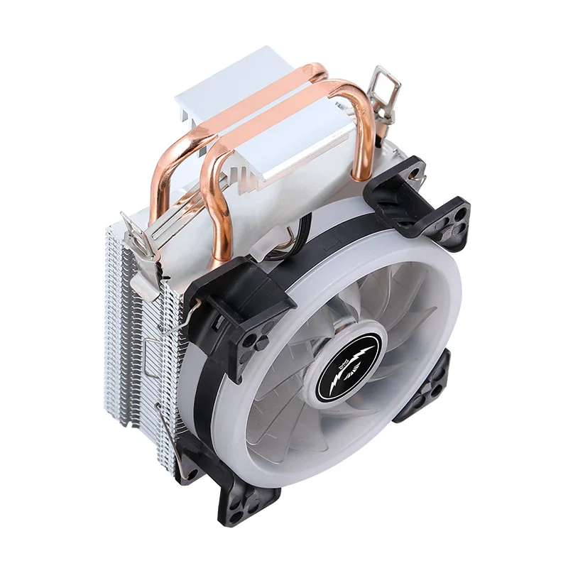 Ventilador de refrigeración de CPU de ordenador, 2 tubos de calor, adecuado para instalar LGA2011 x79 x99 e5 2066 2099 e3 AMD, disipación de calor eficiente - imagen 5