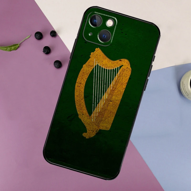 Funda de silicona con bandera irlandesa de Irlanda para iPhone 17 15 13 12 11 14 Pro Max 16 Plus 12 13 Mini 16e 17 Air contraportada - imagen 5
