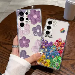 Samsung Galaxy S25 Ultra – Funda Silicona Antigolpes Floral