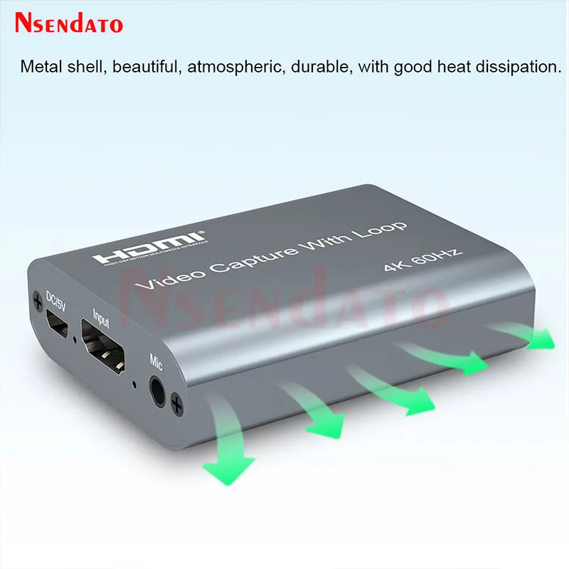 Tarjeta de captura de vídeo HDMI de 1080p, dispositivo de caja grabadora, cámara independiente, HDMI, VGA, YPbPr, tarjeta de captura de vídeo analógica VHS RCA para PS4 TV - imagen 5