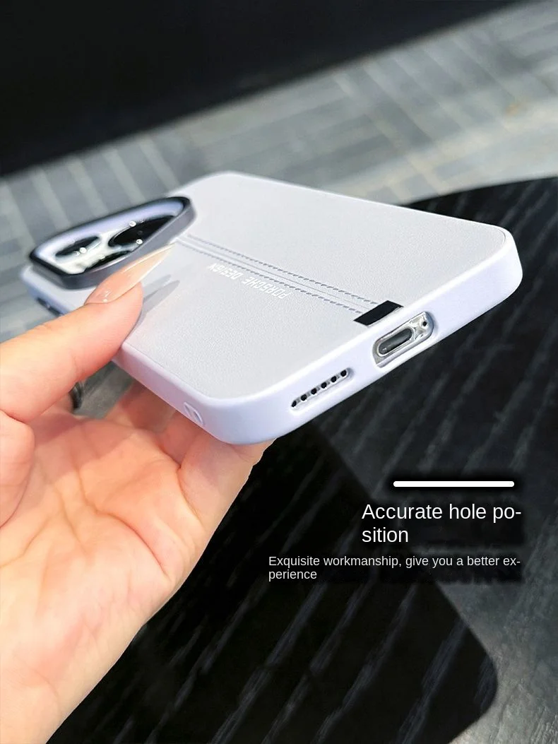 Para Huawei Pura 70 Pro funda de lujo de cuero PU funda protectora trasera para Huawei Pura 70 Ultra P70Pro carcasa completa - imagen 4