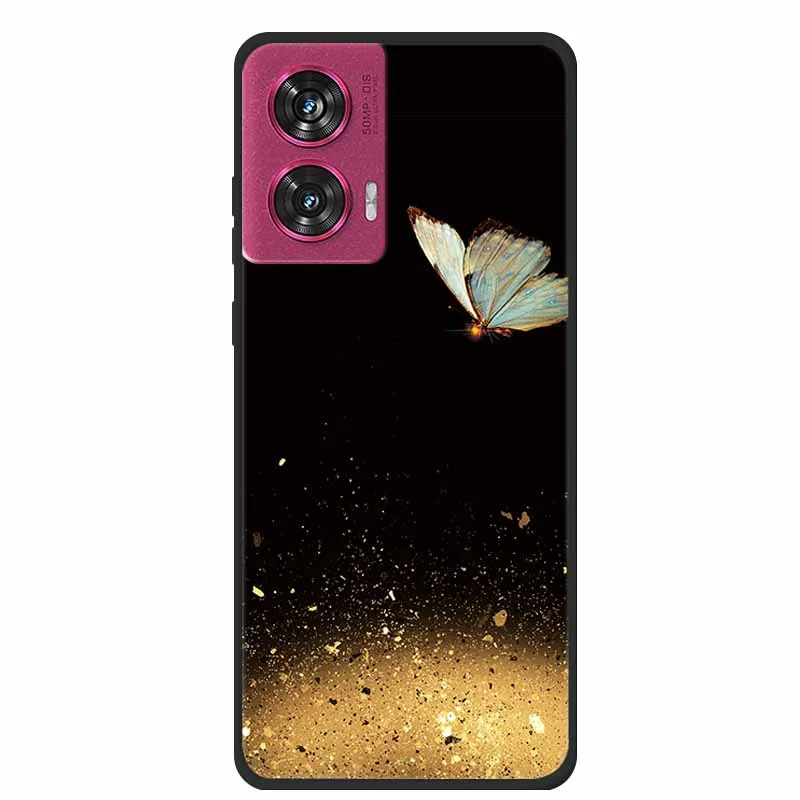 Para Motorola Moto G35 5G funda de lujo TPU funda trasera de silicona suave fundas de teléfono para MotoG35 Fundas protectoras coloridas a prueba de golpes - imagen 2