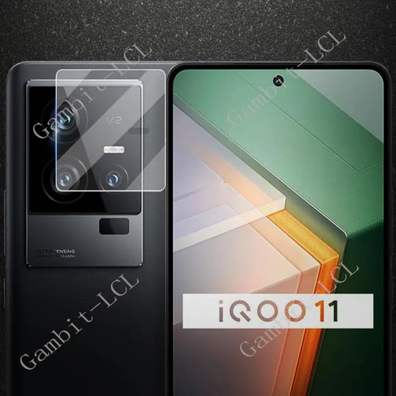 2 uds película de lente de cámara 3D para Vivo iQOO 11 Pro iQOO11Pro Vivo iQOO11 11Pro 11S cubierta protectora de vidrio templado Original Integral - imagen 2