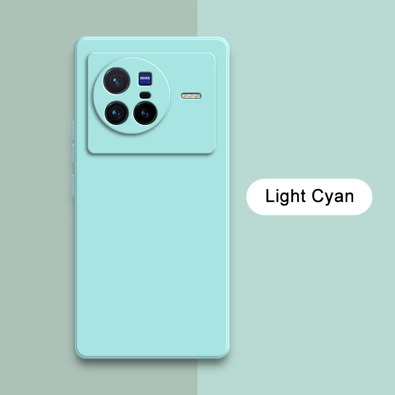 Funda de silicona líquida para VIVO X70 X80 Pro Plus 360, funda protectora para teléfono X70t X70Pro X80Pro, Fundas a prueba de golpes - imagen 5