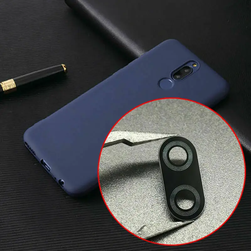 Lente de cristal de cámara trasera para Huawei Mate 10 Lite, repuesto de alta calidad, lente de protección de cámara, reparación de accesorios de teléfono, 1 ud. - imagen 2