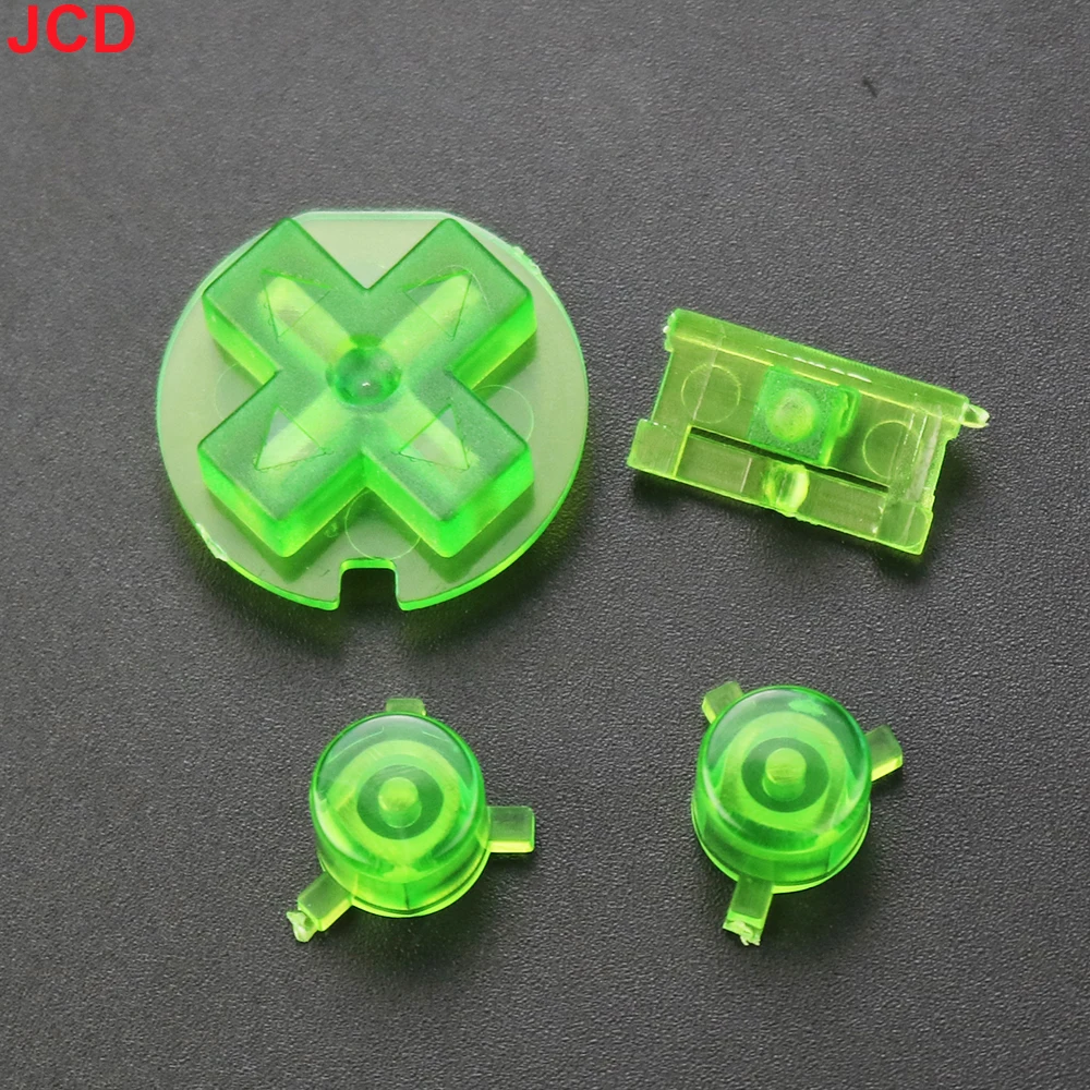 JCD-Juego de botones de repuesto coloridos para consola Gameboy Poc ket GBP, botón de encendido y apagado, botones AB, almohadillas D, 1 Juego - imagen 4
