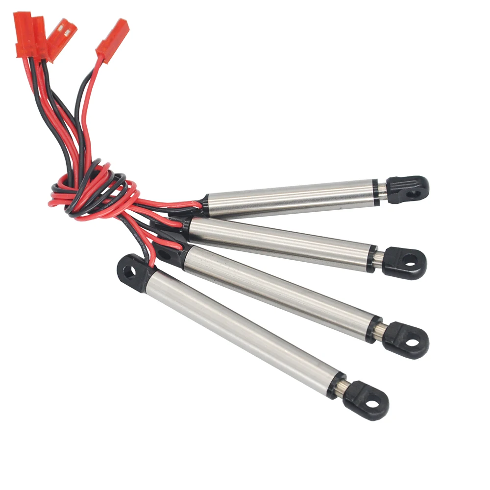 Varilla de empuje de Metal de carrera corta, cilindro de simulación de 3V-6V, Putter de entrada para accesorios de modelo de juguete RC, 10mm/15mm/20mm/25mm - imagen 3