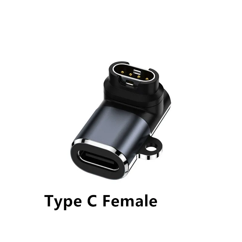 Adaptador de cargador USB-C para reloj Garmin, adaptador de Cable de carga USBC Garmin para Fenix 7 7S 7X 6 Pro Solar, Forerunner 965 955 265 - imagen 3