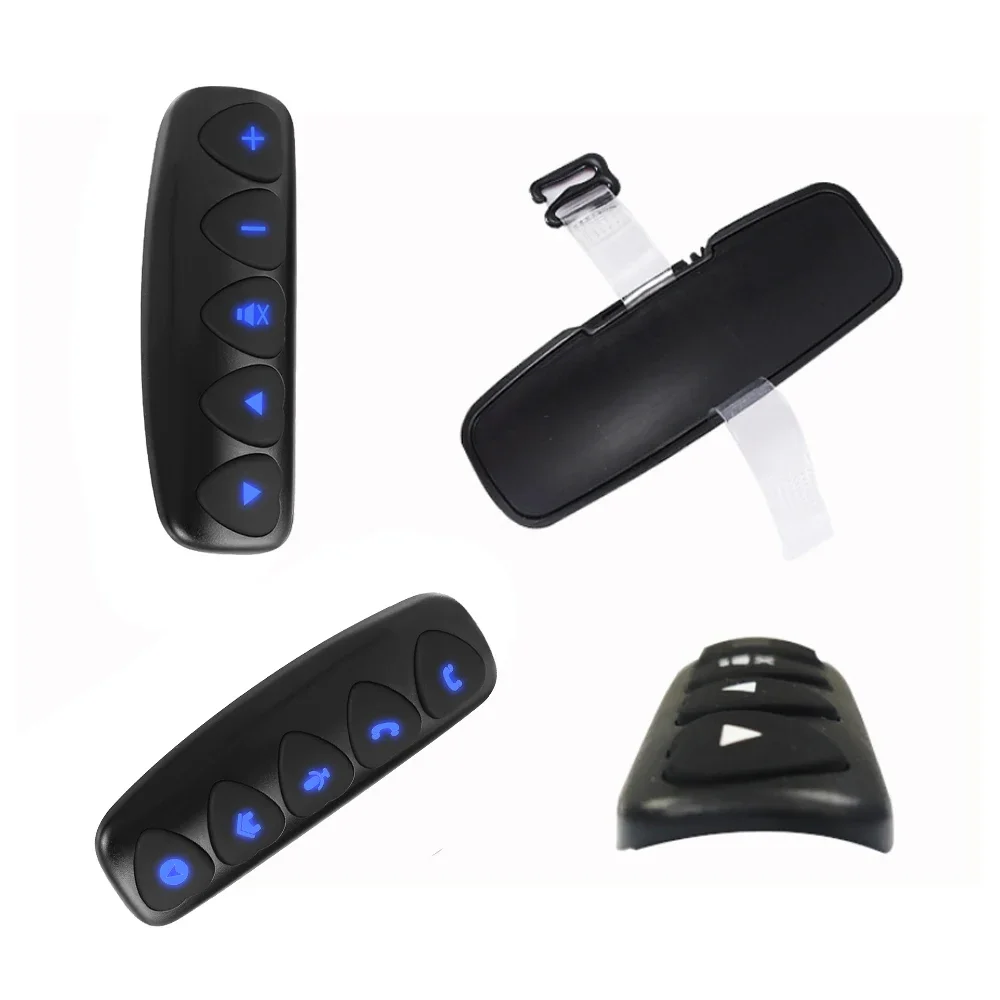 Botón de Control de volante inalámbrico para coche, unidad principal de navegación Multimedia, GPS, DVD, Radio, Control remoto multifunción, 10 teclas - imagen 5