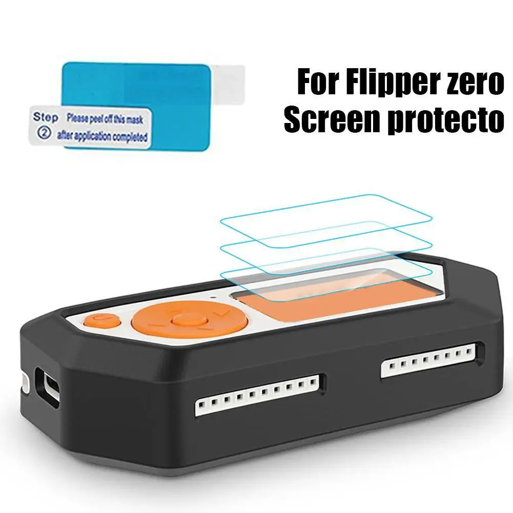 1 Uds cubierta de película de pantalla Protector de pantalla de consola de juegos para Flipper Zero accesorios de juegos electrónicos regalos para niños y niñas
