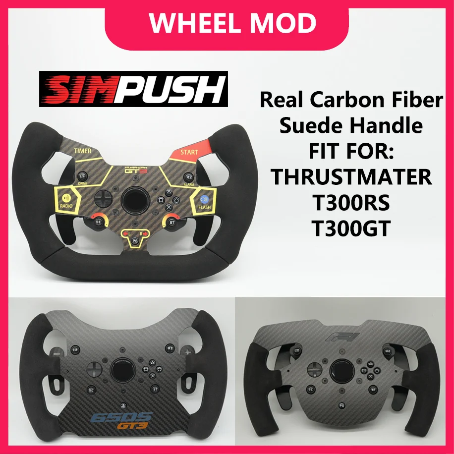 SIMPUSH F1 Racing Sim Wheel MOD F1 GT3 sim racing SIMRACING para Thrustmaster T300RS T300GT