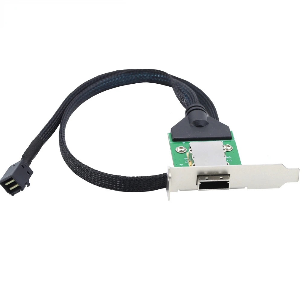 Mini SAS HD SFF-8643 a HD SFF-8088, servidor de Cable hembra PCBA, arnés de conversión interna y externa - imagen 4