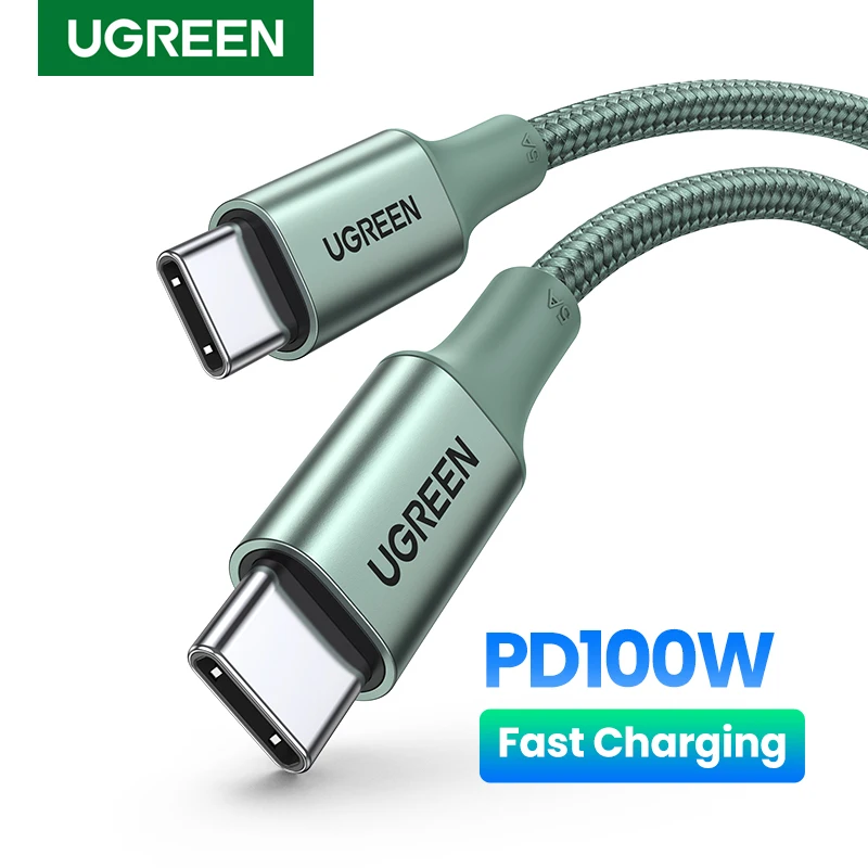 【Nuevo en venta】UGREEN Cable USB C 100W tipo C a tipo C para MacBook Samsung PD100W USB tipo C Cable de carga rápida QC4.0 USB C