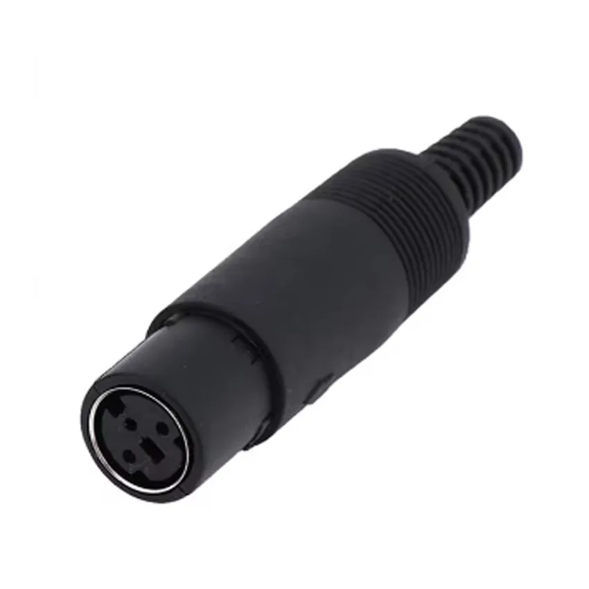 Mini enchufe DIN de 3/4/5/6/7/8 pines, montaje de Cable de chasis, enchufe macho hembra, Cable de soldadura de 3-8 pines, Terminal S, conector macho Mini PS2 - imagen 4