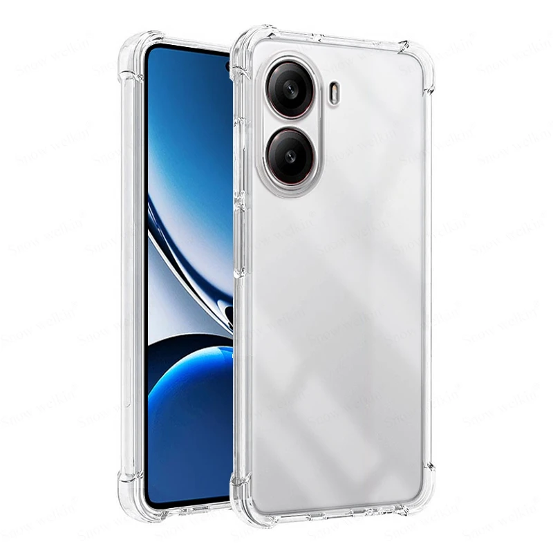 Para Poco X7 Pro PocoX7 Pro Airbag a prueba de golpes protección completa TPU funda suave para Xiaomi Poco X7 Pro funda protectora Fundas Coque - imagen 3