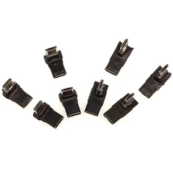 Adaptador de datos Micro USB hembra a Mini USB macho 90°