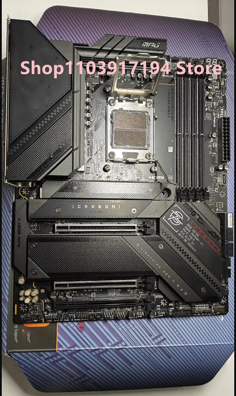 Placa base WIFI de CARBON MPG X670E - imagen 2