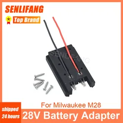 Adaptador Batería Milwaukee M28 28V – Convertidor Conector Muelle
