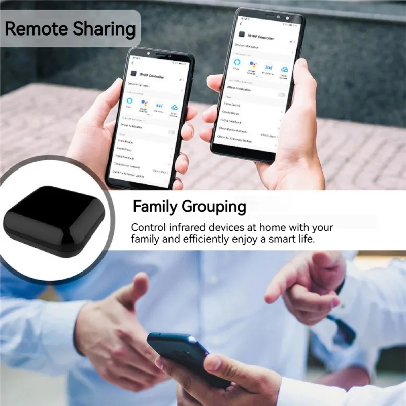Tuya WiFi Control remoto inteligente IR, aplicación/Control de voz Universal RF y control remoto por infrarrojos funciona con Alexa y asistente de Google - imagen 3