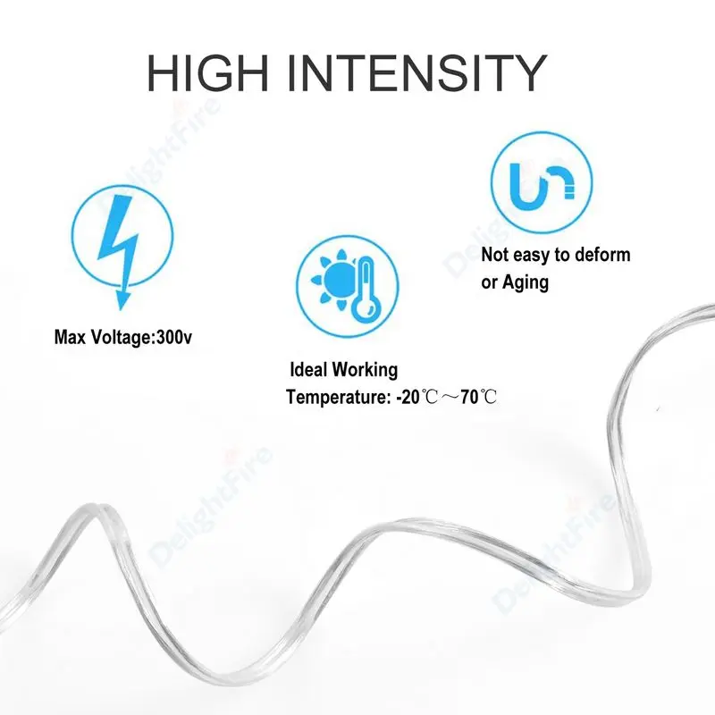 Cable de Audio de altavoz de 2 pines 22 20 18 AWG Cable transparente paralelo para luz de neón LED Home Theater KTV AMP sistema de sonido de Audio automático - imagen 5