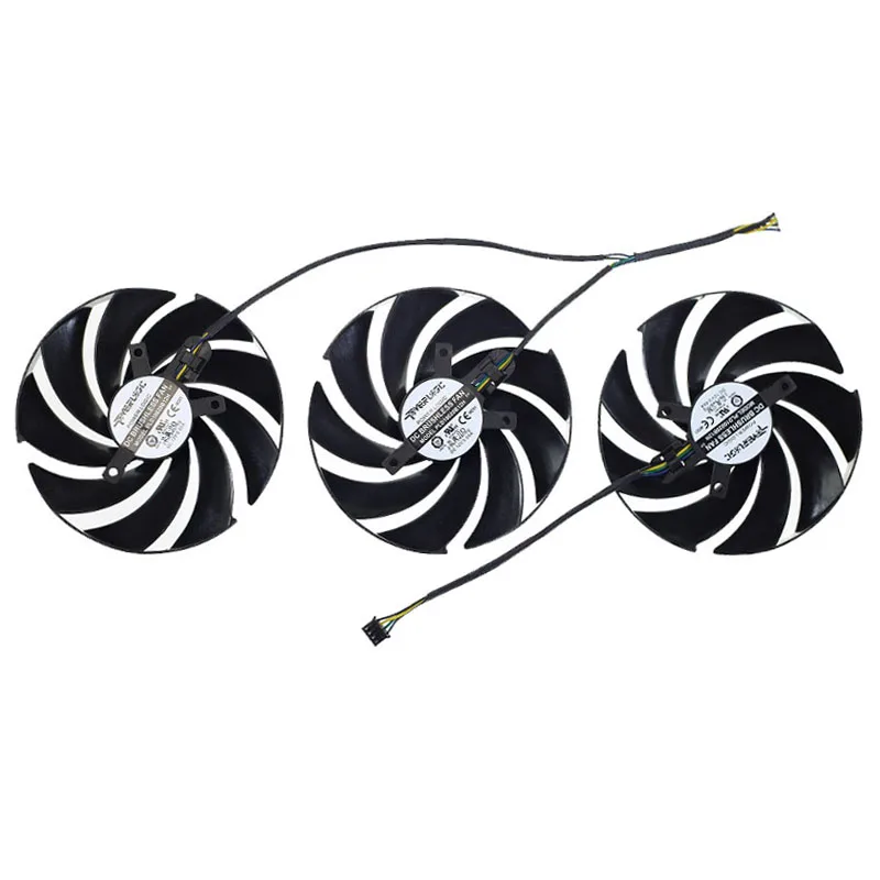Para MSI GeForce RTX 4070 Ti 4080 4090 SUPRIM X ventilador de tarjeta de vídeo 95MM PLD10020B12H RTX4070Ti RTX4080 RTX4090 ventilador de tarjeta gráfica - imagen 5