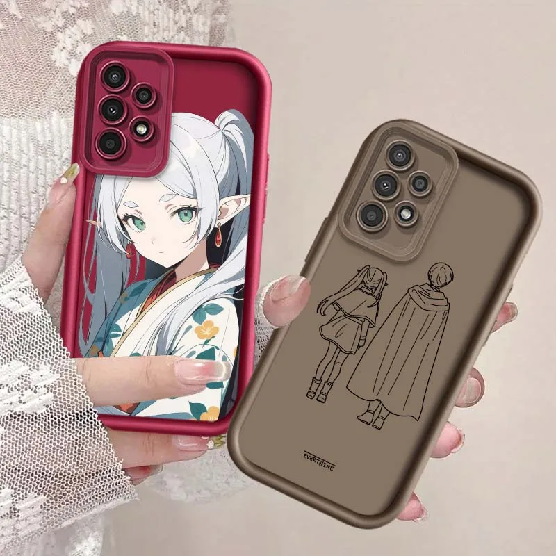 Funda Sousou no Frieren para Samsung Galaxy A04E A04 A04S A05 A06 A10S A11 A12 A13 A14 A15 A16 funda de teléfono con escalera ocular - imagen 2