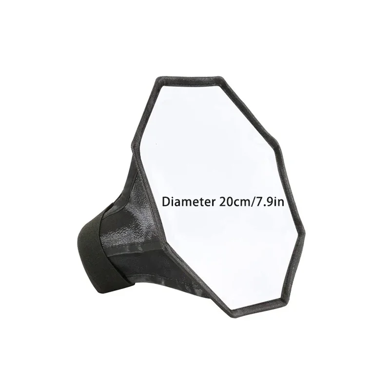 Paquete de difusor de luz de Flash, Softbox octagonal + Softbox cuadrado para Canon/Nikon/Yongnuo Speedlight, 2 unidades - imagen 3