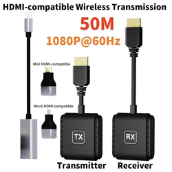 Transmisor y Receptor HDMI Inalámbrico 4K a 1080p 60 Hz