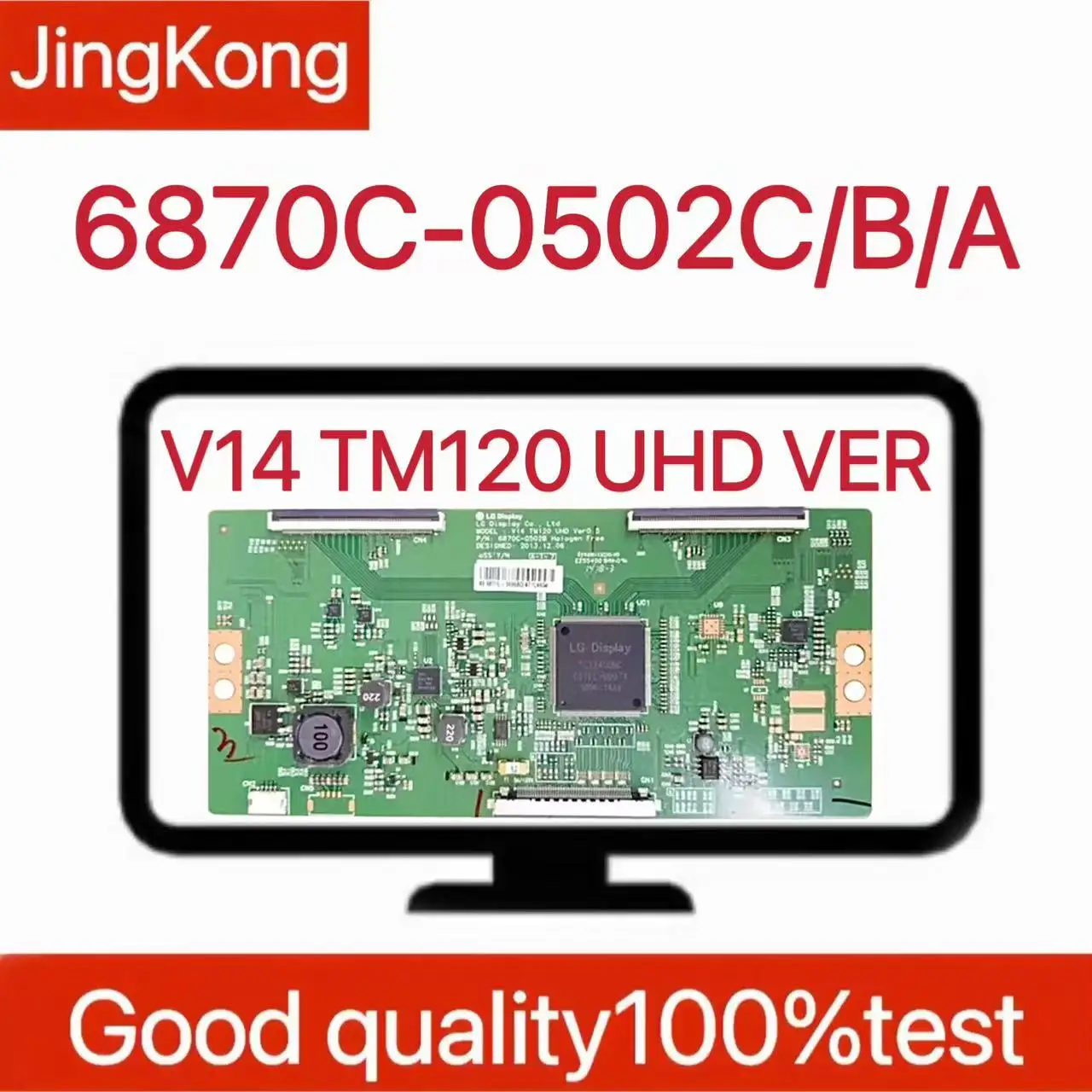 Para placa lógica original de TV de 42 pulgadas, 49 pulgadas y 55 pulgadas V14 TM120 UHD 6870C-0502C 6870C-0502B 6870C-0502A