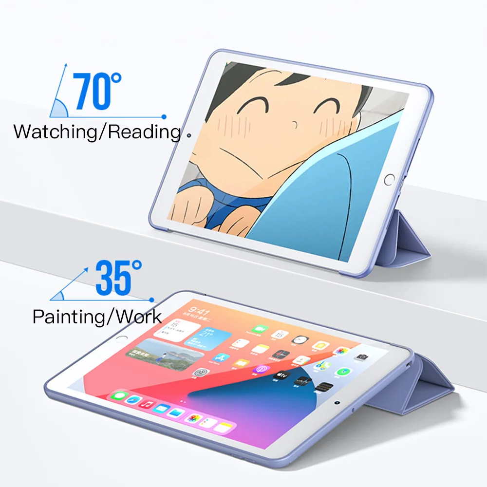 Funda para iPad 7, 8, 9. ª generación, 10,2, Air 4, 5, 10,9 pulgadas, accesorios para iPad Pro 11, 12,9, Mini 6 - imagen 4