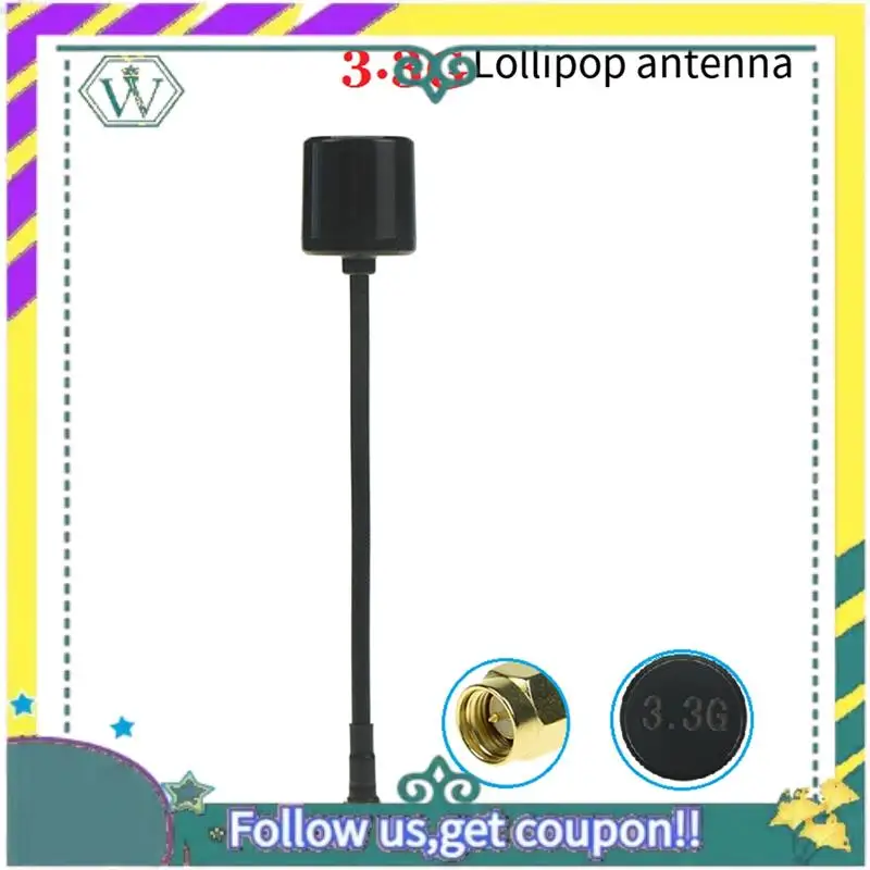 Antena de transmisión de imagen FPV Lollipop A28Q-3.3G para drones de carreras, estabilidad y rango de señal mejorados - imagen 5