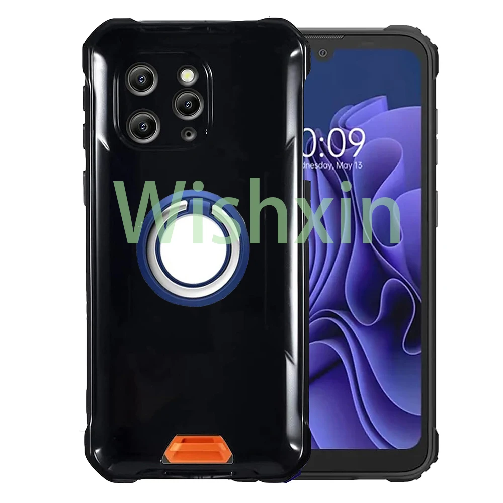 Funda para Blackveiw BV5300 Pro soporte de anillo a prueba de golpes suave TPU Kickstand cubierta para Blackveiw BV5300 Plus Oscals S70 Couqe Funda - imagen 2