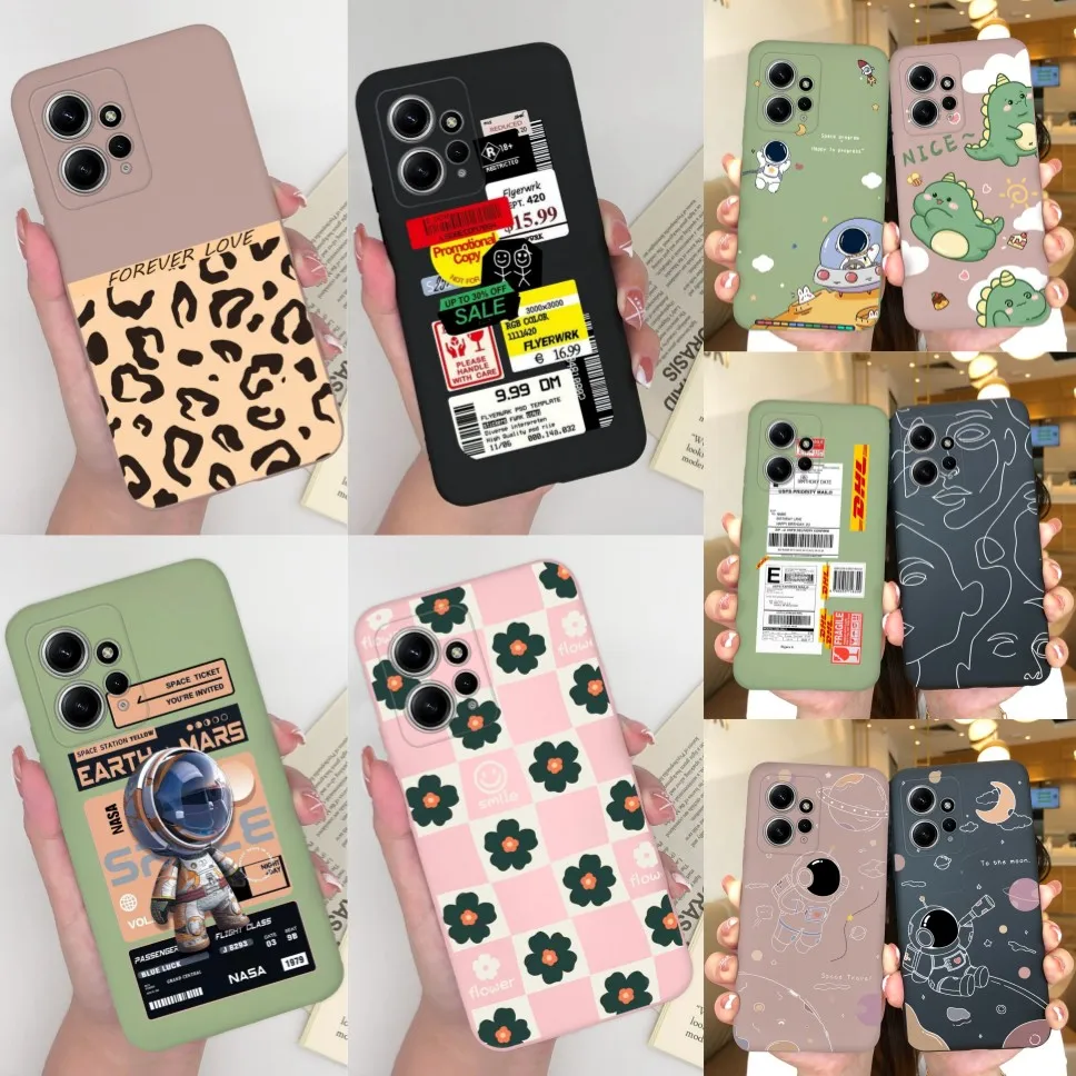 Funda de silicona para Xiaomi Redmi Note 12 Pro Plus, 5G, 4G, tablero de ajedrez, cubierta trasera mate, Fundas