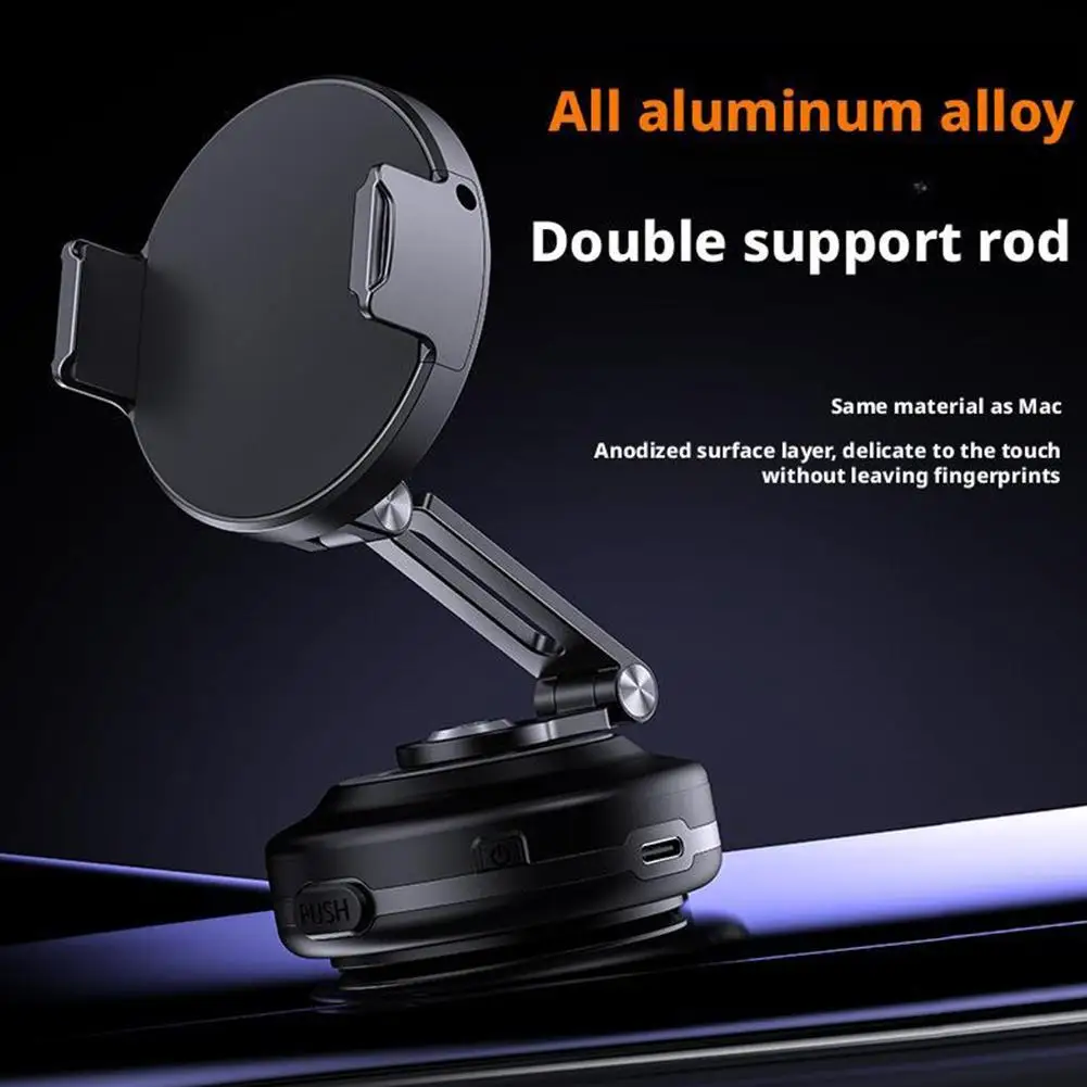 Ventosa eléctrica, soporte magnético para teléfono móvil, adsorción al vacío, navegación para coche, ventosa multifuncional para salpicadero - imagen 4