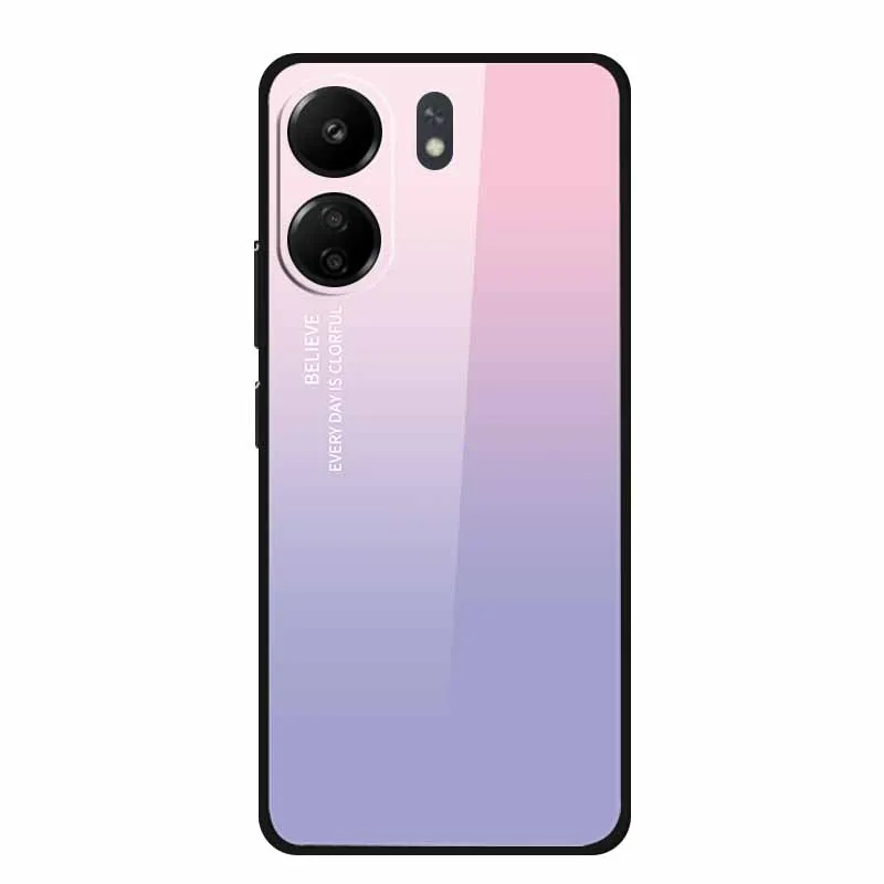 Funda de lujo para Xiaomi Redmi 13C 4G, cubierta de vidrio templado para Redmi 13C 4G, fundas de teléfono 23100RN82L, fundas protectoras de lobo de moda - imagen 4