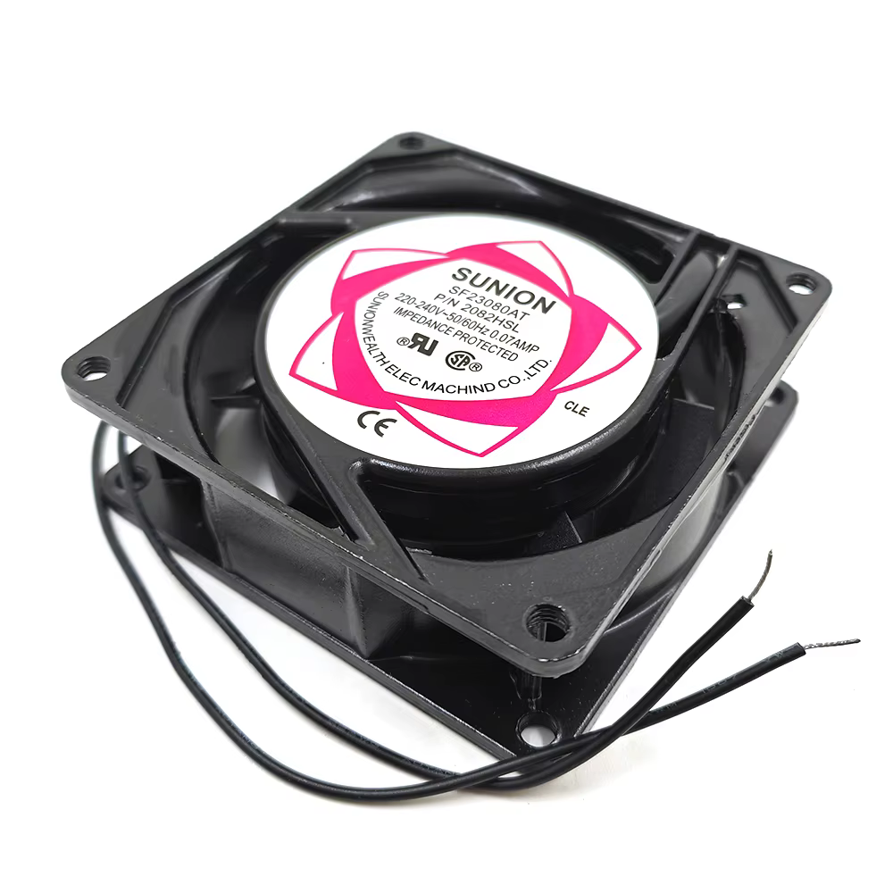 Ventilador SUNON 80mm 220V AC – Refrigeración Potencia Alta
